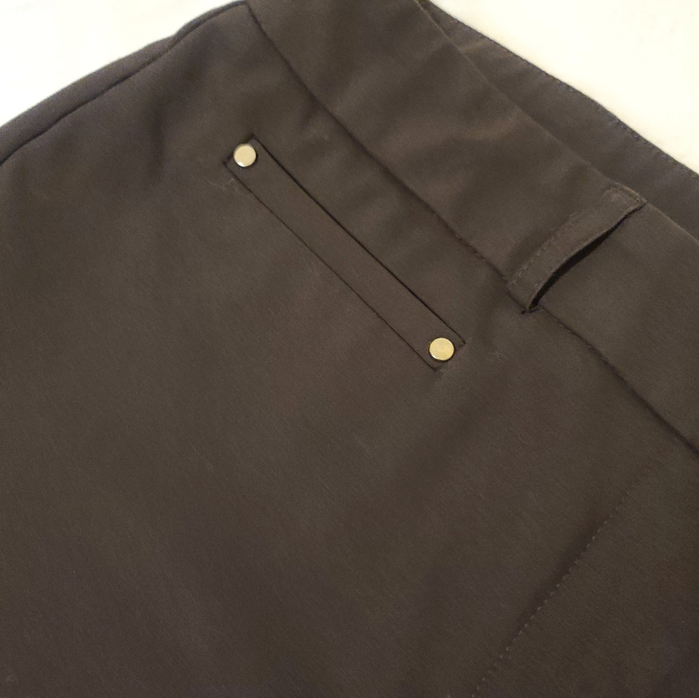 JM COLLECTION PANTS Studded Pull-On Tummy Control..